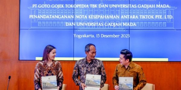 Grup GoTo, TikTok, lalu Universitas Gadjah Mada Jalin Kerjasama Pengembangunan Talenta Digital Indonesia