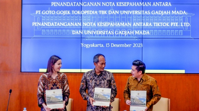 Grup GoTo, TikTok, lalu Universitas Gadjah Mada Jalin Kerjasama Pengembangunan Talenta Digital Indonesia