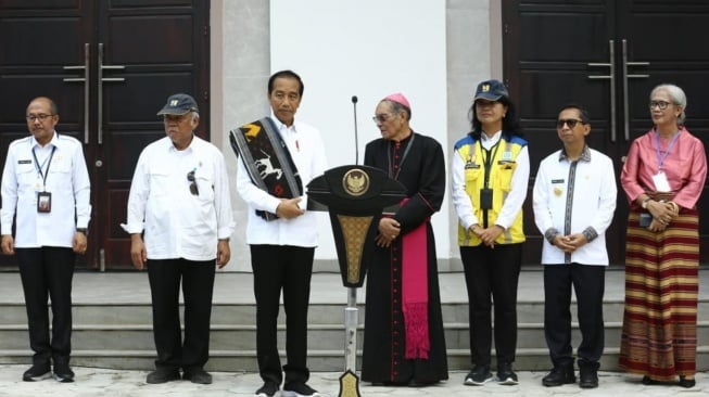 Gereja Katedral Keuskupan Agung Kupang Telah Diresmikan Presiden Joko Widodo kemudian Siap Menyambut Natal 2023